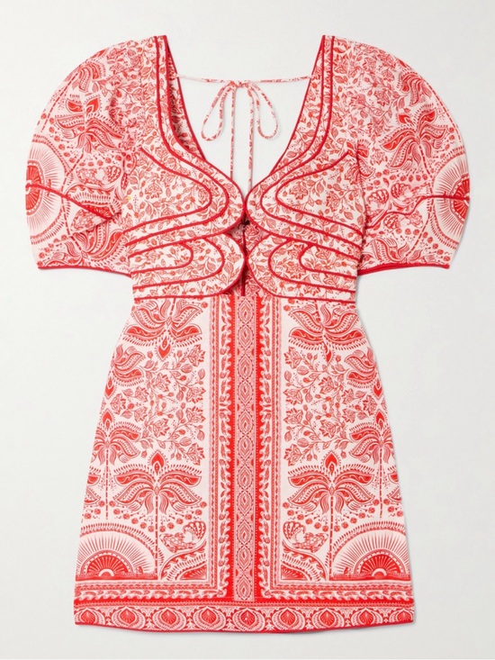 FARM Rio Dresses & Skirts - Farm Rio Floral Linen Dress